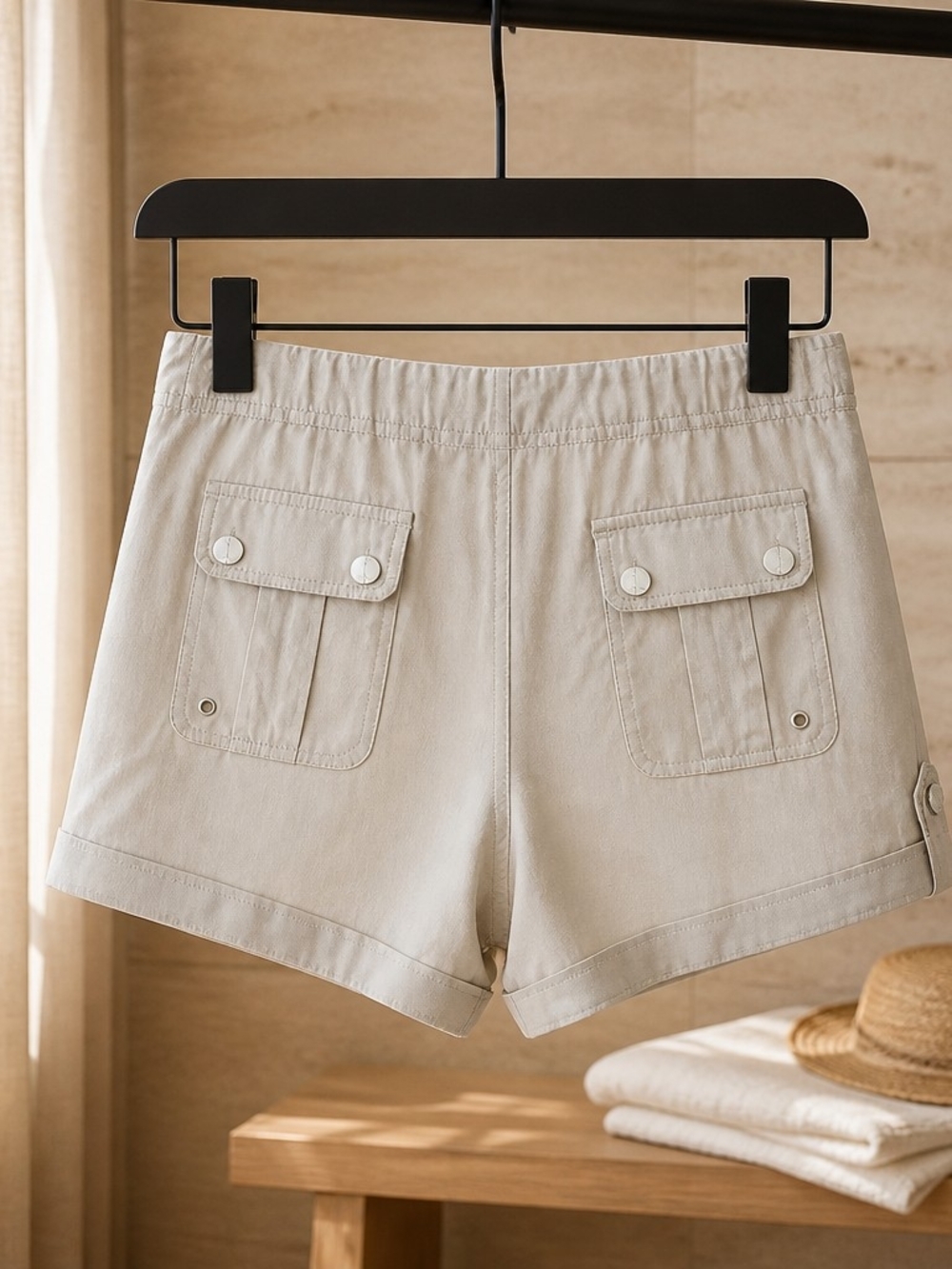 Marciano Satin Trim Shorts Size 6